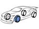 Frozen Rotors Slotted Rotor; Front Driver Side (63-66 Corvette C2 w/ 4-Wheel Disc Brakes; 67-82 Corvette C2 & C3)