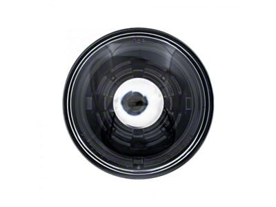 5.75-Inch High/Low Beam LED Headlight; Black Housing; Clear Lens (Universal; Some Adaptation May Be Required)