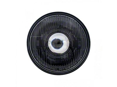 5.75-Inch High/Low Beam LED Headlight with Original Glass; Black Housing; Clear Lens (Universal; Some Adaptation May Be Required)