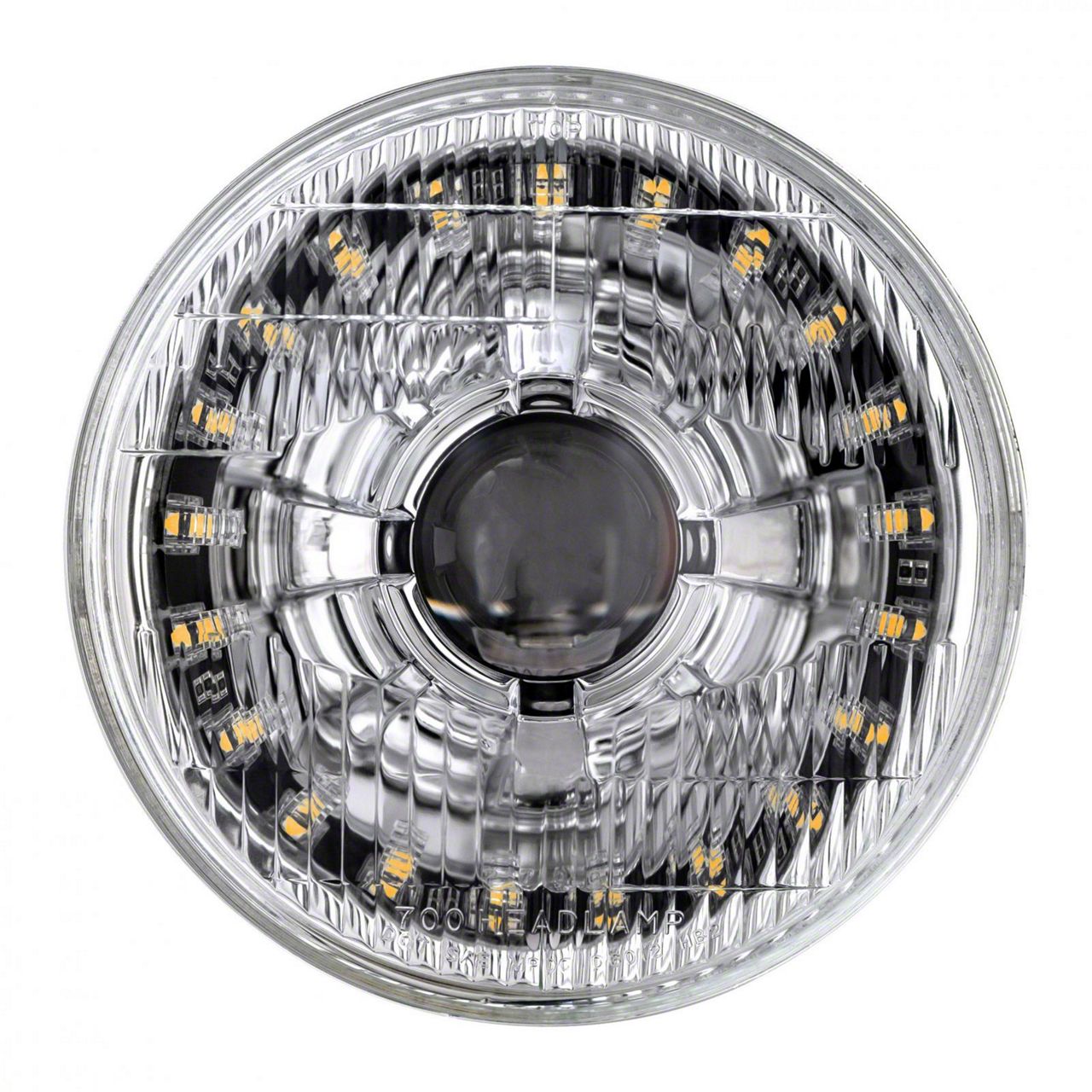 Ecklers 7-Inch LED Headlight with Modern Switchback Halo and Original ...