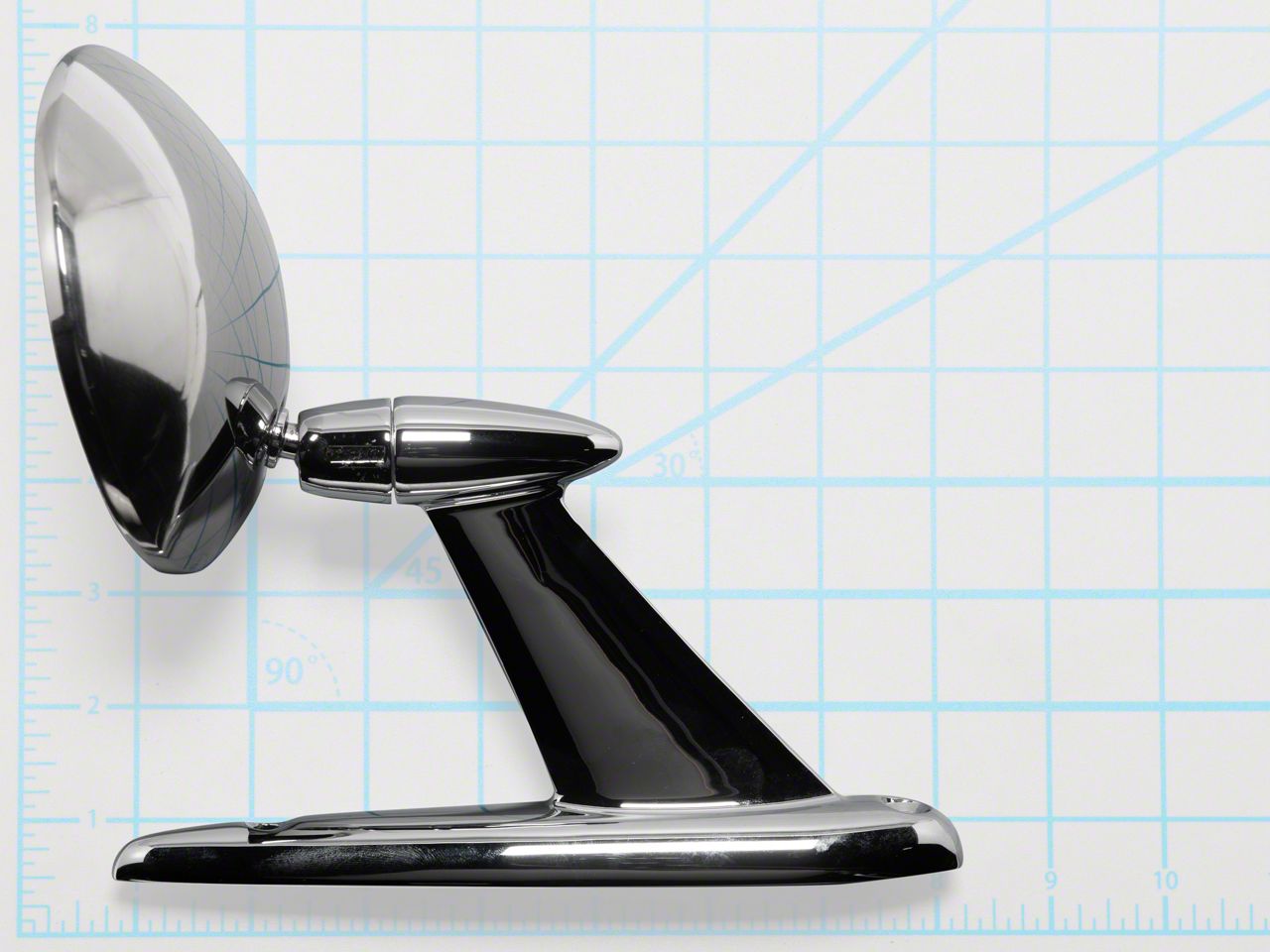OPR Ecklers Exterior Door Mirror with 2-Hole Base EK-66