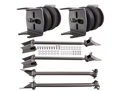 Weld-On Triangulated 4-Link Air Ride Suspension Kit (Universal; Some Adaptation May Be Required)