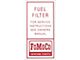 Fuel Filter Decal - FoMoCo - Ford