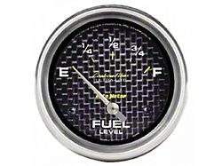 Fuel Lever Gauge, Carbon Fiber, AutoMeter