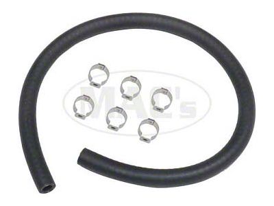 Fuel Line Rubber Hose & Clamp Kit, 5/16, Ford & Mercury