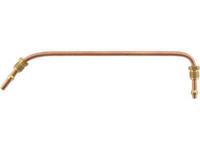 Fuel Pump To Carb Gas Line - Copper Plated Steel - Ford V8