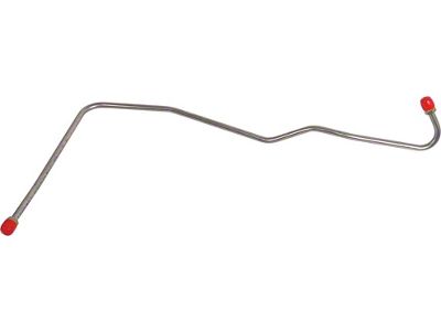 Fuel Pump To Carb Line, 260/289 V8, Front, Stainless (64-65 Fairlane)