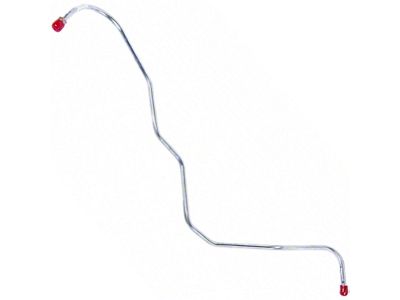 Fuel Pump To Carburetor Line, 351 Windsor V8 With 4-Barrel,OEM Steel, 1969 (351 Windsor V8 Engine with 4-Barrel Carb)
