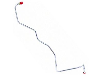Fuel Pump To Carburetor Line, Motorcraft Carb, OEM Steel, 1971-1973 (Motorcraft Carburetor)