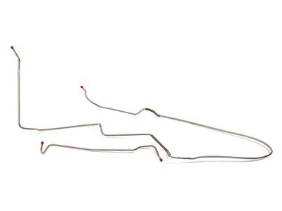 Fuel Tank To Pump Line, 3/8, 1 Piece, Stainless Steel, Convertible, Fairlane, Torino, 1968-1969