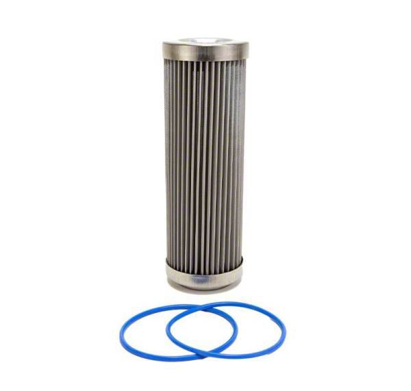 Fuelab 40 Micron Stainless Replacement Element - 3in w/2 O-Rings & Instructions main image 1