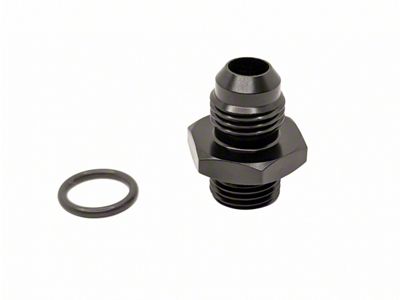 Fuelab Port Fitting; Standard; -6AN ORB to -6AN 37 Flare