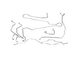 OE Steel Pwr.Brake Line Set (80-86 Bronco)