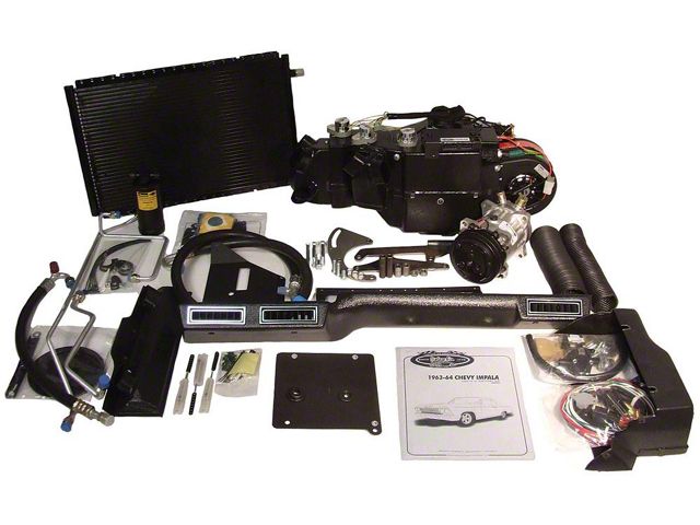 Full Size Chevy Air Conditioning Kit, Impala, For Cars WithFactory Air Conditioning, Gen IV, SureFit, Vintage Air, 1963