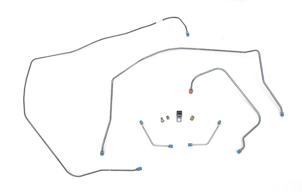 Ecklers Frt Brake Line Set,Manual,w/ Dual M/C,5864