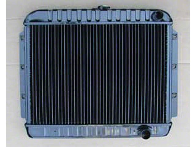 Full Size Chevy 4-Core Radiator, For Cars With Manual Transmission, 409ci, 1963