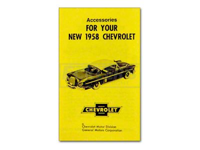 1958 Car Accessory Brochure