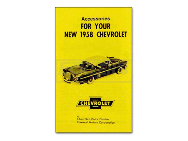 1958 Car Accessory Brochure