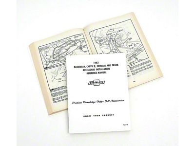 Full Size Chevy Accessory Installation Reference Manual, 1962