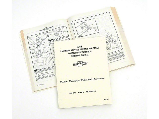 Full Size Chevy Accessory Installation Reference Manual, 1963