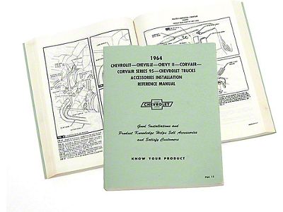 Full Size Chevy Accessory Installation Reference Manual, Passenger Car & Truck, 1964