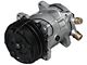 Full Size Chevy Air Conditioning Compressor, Unpolished, Sanden 508 & 134A, 1958-1972