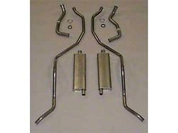 Full Size Chevy Aluminized Dual Exhaust System, High Performance, 409ci, 1962-1964