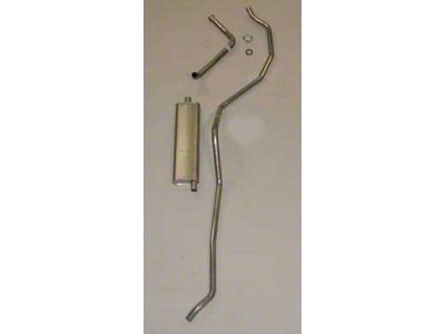 Full Size Chevy Aluminized Single Exhaust System, 6-Cylinder, 1959