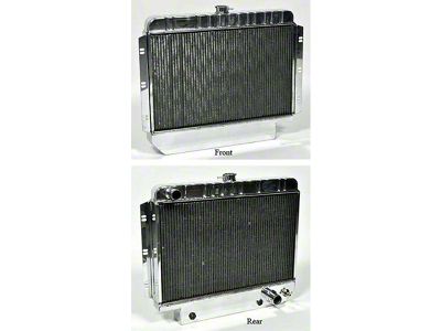 Full Size Chevy Aluminum Radiator, Knockout HP Series, Griffin, 1959-1964