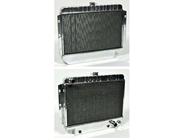 Full Size Chevy Aluminum Radiator, Knockout HP Series, Griffin, 1959-1964