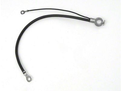Full Size Chevy Battery Cable, Negative, For Cars With Air Conditioning, V8, Small Block, 1964-1966