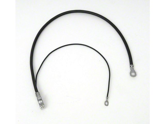 Full Size Chevy Battery Cable, Negative, For Cars Without Air Conditioning, V8, Small Block & Big Block, 1968