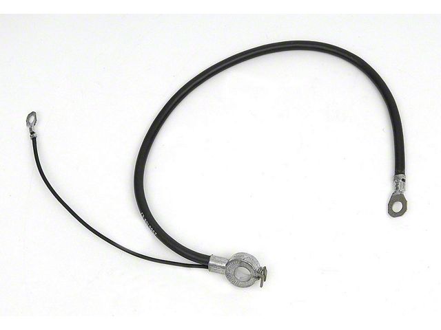 Full Size Chevy Battery Cable, Negative, For Cars With Air Conditioning, V8, Big Block, 1968