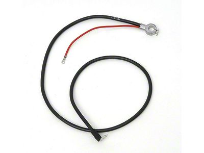 Full Size Chevy Battery Cable, Negative, Small Block V8, 1969