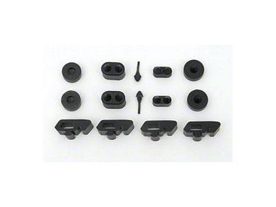 Full Size Chevy Body Bumper & Grommet Kit, 1967-1970