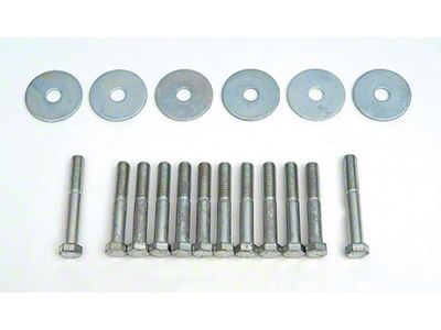 Full Size Chevy Body Mount Bolt & Washer Set, Hardtop & Sedan, 1965-1966