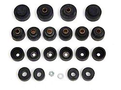 Full Size Chevy Body Mounting Set, Hardtop & Sedan, 1969-1970