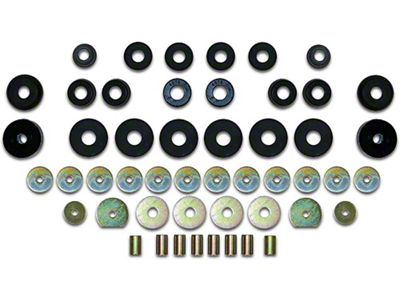 Full Size Chevy Body Mounts, Polyurethane, 2-Door Hardtop, Energy Suspension, 1965-1970