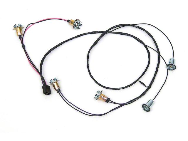 Full Size Chevy Rear Body & Taillight Wiring Harness, Rear Section, Impala Bel Air & Biscayne, 1959