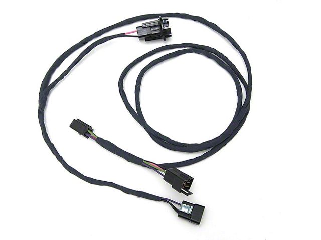 Full Size Chevy Rear Body & Taillight Wiring Harness, Rear Section, Non-Convertible, Impala, 1961 (Impala Convertible)