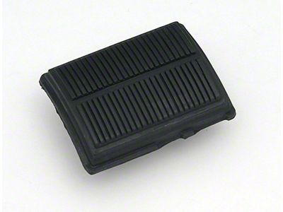 Full Size Chevy Brake Or Clutch Pedal Pad, Standard Transmission, Deluxe Interior, 1965-1970