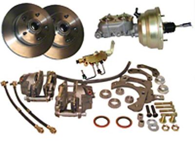 Full Size Chevy Brake Kit, Power Front Disc, Complete, 1969-1970