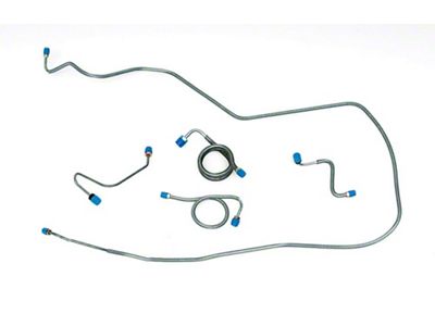 Full Size Chevy Brake Line Set, Power Disc Brakes, Front, 1969