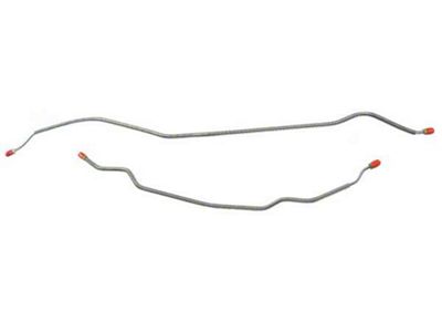 Full Size Chevy Brake Line Set, Rear Axle, Stainless Steel,1971-1973