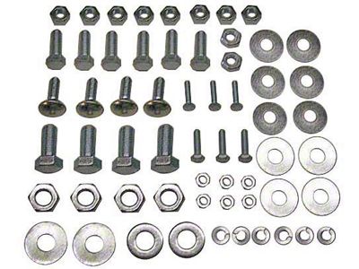 Full Size Chevy Bumper Mounting Kit, Front, Good Quality, 1958