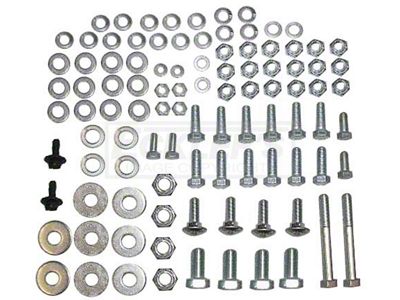 Full Size Chevy Bumper Mounting Kit, Front, Good Quality, 1960
