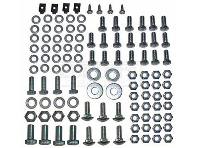 Full Size Chevy Bumper Mounting Kit, Front, Good Quality, 1961