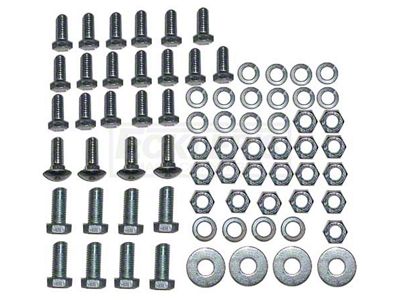 Full Size Chevy Bumper Mounting Kit, Front, Good Quality, 1965-1966
