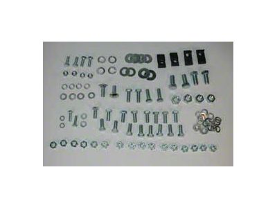 Full Size Chevy Bumper Mounting Kit, Front, Show Quality, 1963