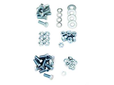 Full Size Chevy Bumper Mounting Kit, Front, Show Quality, 1965-1966